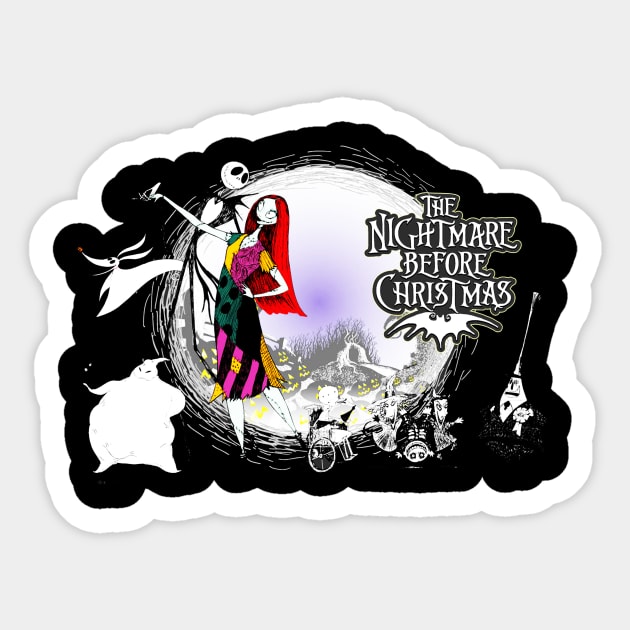 The Nightmare Before Christmas Sticker by nhatvv